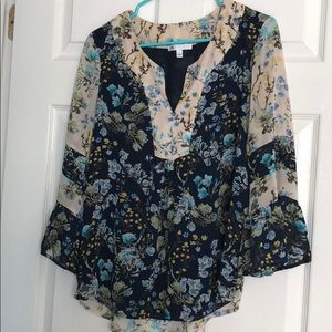 DR2 floral print blouse